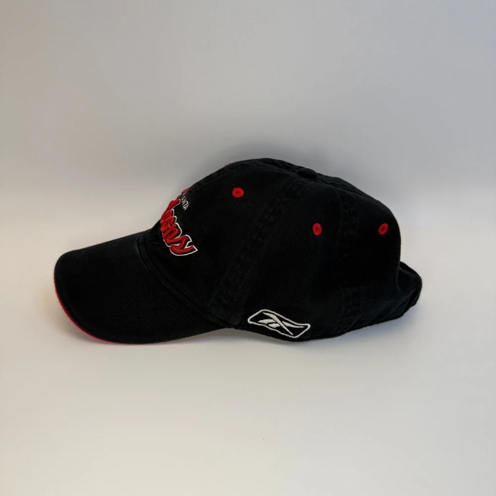 Atlanta Falcons Reebok Black Cotton‎ Adjustable NFL Baseball Hat Mens OSFM